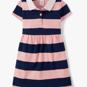 Gymboree Pink and Navy Striped Dress